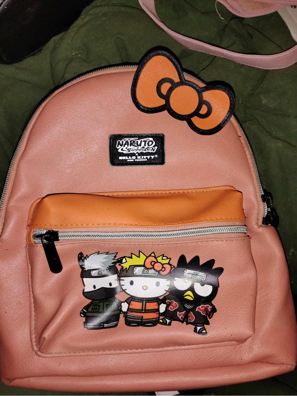 Naruto Orange & Black  Backpack